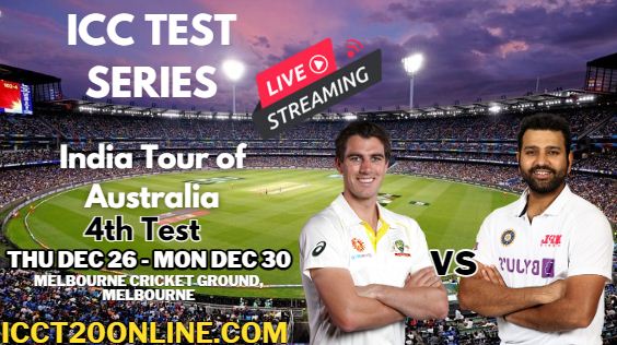 [Day 4-Test Series] Australia Vs India Cricket Live Stream 2024